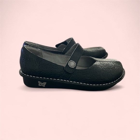 Alegria Women's Black Mary Jane Shoes - Picture 3 of 7